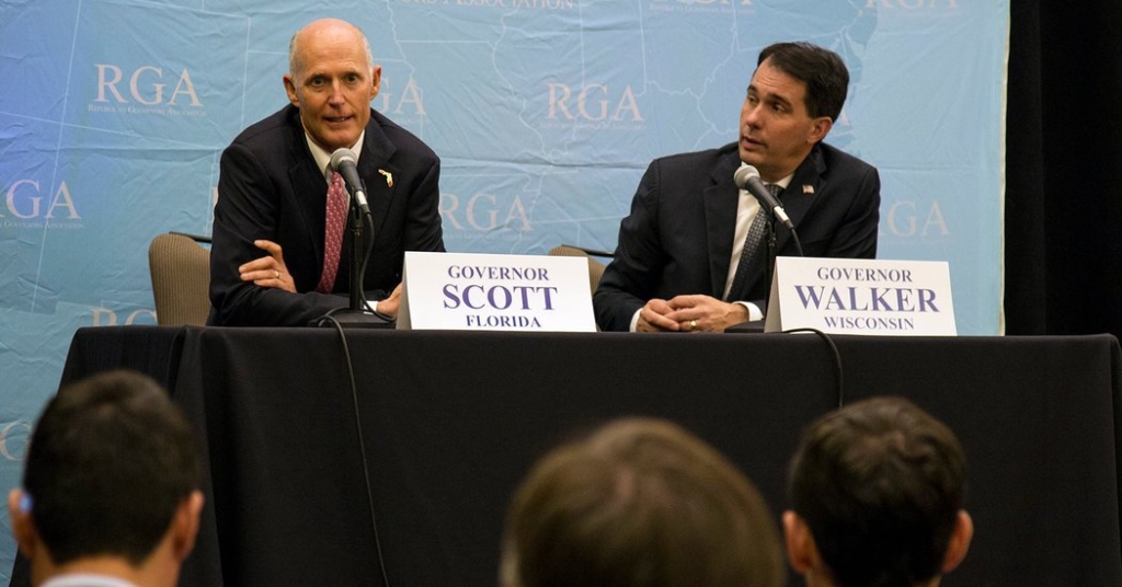 Republican Governors’ 2018 Dilemma: What to Do About Trump?