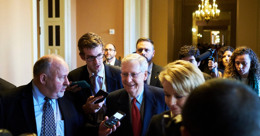 02dc-tax-1-facebookJumbo.jpg Fast-Changing Tax Bill Is Set to Clear the Senate