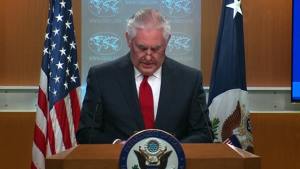 Sacked Tillerson issues Russia warning