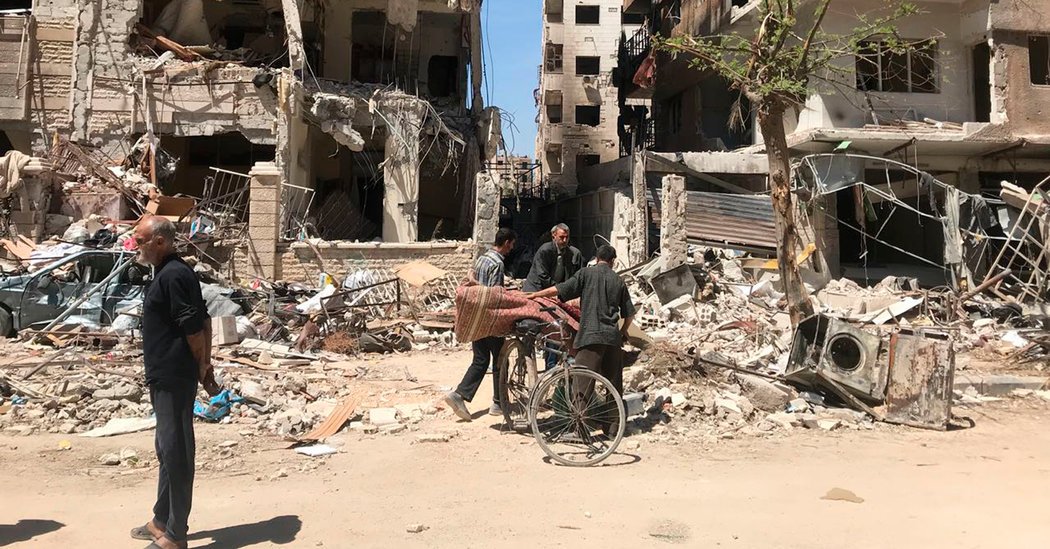 17syria-facebookJumbo.jpg Chemical Weapons Experts Blocked From Site of Syria Attack, Officials Say