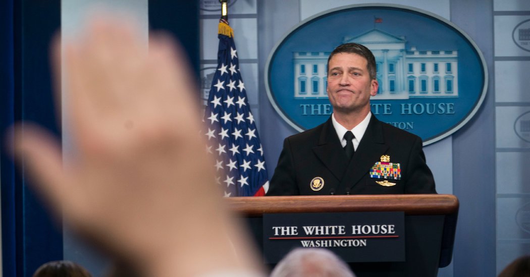 25dc-jackson-facebookJumbo.jpg Ronny Jackson, Trump’s V.A. Nominee, Faces Claims of Overprescription and Hostile Work Environment