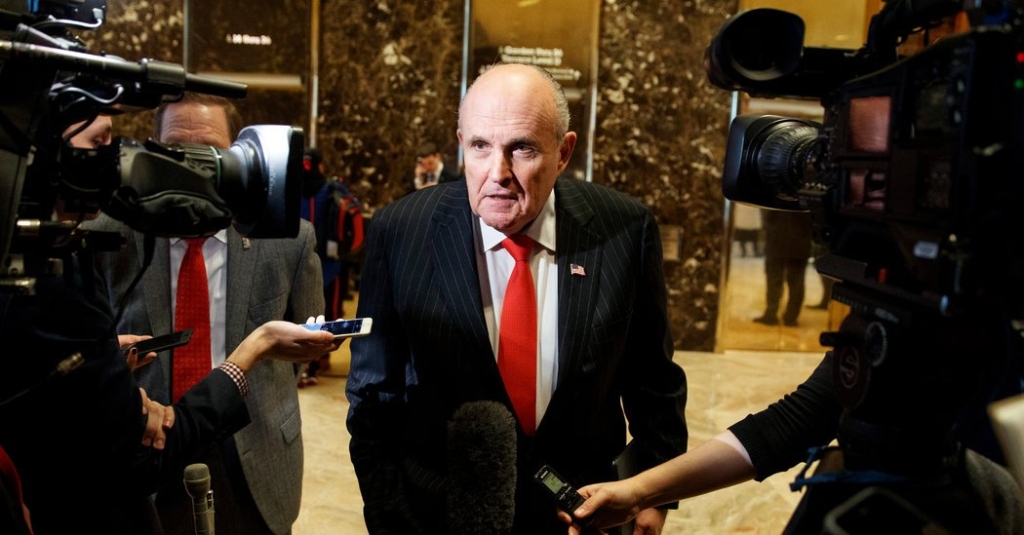 Working for Trump, Giuliani Attacks His Law-Enforcement Roots