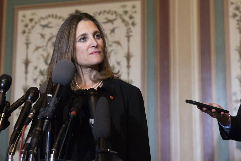 Canada Warns U.S. Against `Mano-a-Mano’ Mantra on Foreign Policy