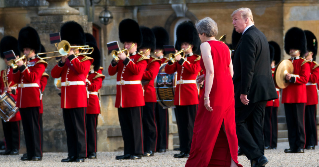 Trump Inserts Himself Into Brexit Debate, Criticizing Theresa May