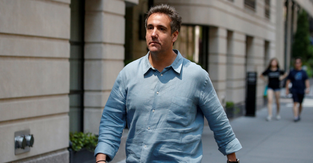 Cohen Releases Tape of Trump, Inflaming Feud