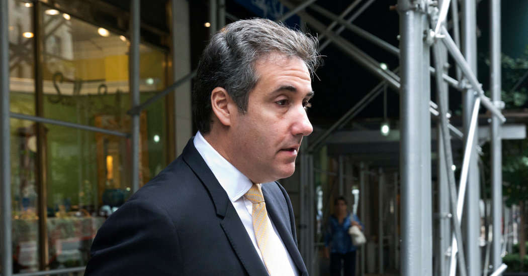 00cohen-facebookJumbo.jpg Trump’s Former Fixer, Michael Cohen, Reaches a Plea Agreement Over Payments to Women