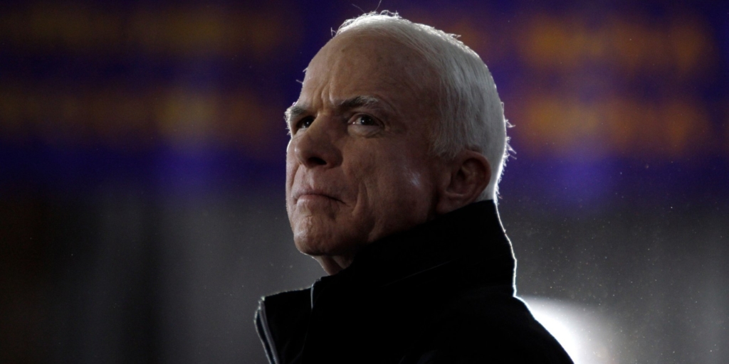 McCain wins the final round of his rivalry with Trump in his farewell to the American people