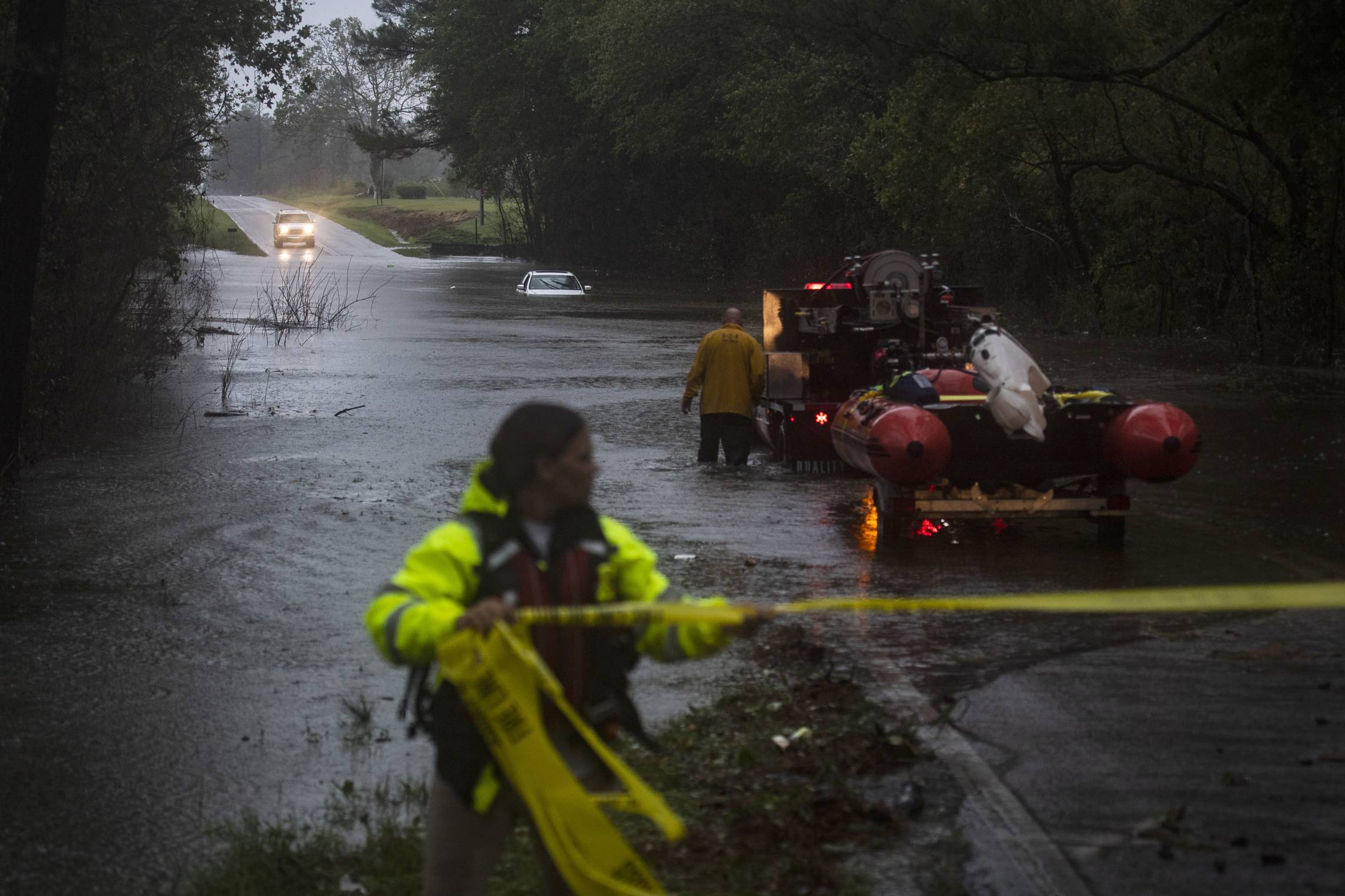 gettyimages-1034021618-e1537110881743.jpg At Least 14 Dead, and 740,000 Without Power as Florence Weakens to a Tropical Depression