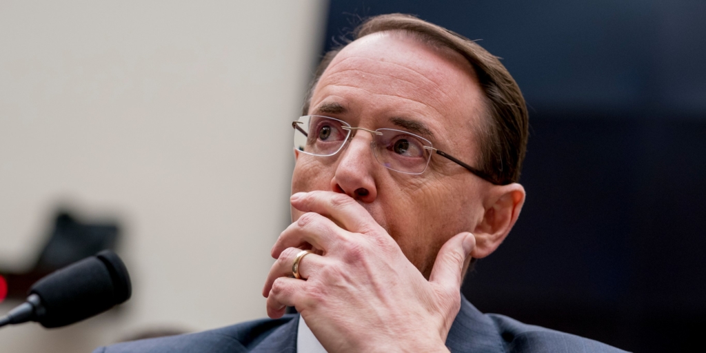 Rod Rosenstein reportedly discussed invoking the 25th Amendment and wearing a wire to record his conversations with Trump