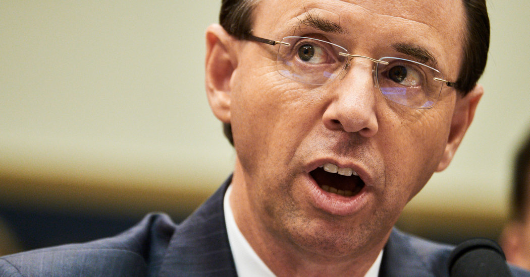 Rosenstein Suggested He Secretly Record Trump and Discussed 25th Amendment Rosenstein Suggested He Secretly Record Trump and Discussed 25th Amendment