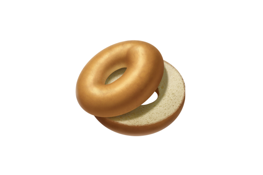 apple-bagel-emoji-single.jpg It’s a Schmear Job: Apple’s New Bagel Emoji Brings Purists’ Tempers to a Boil