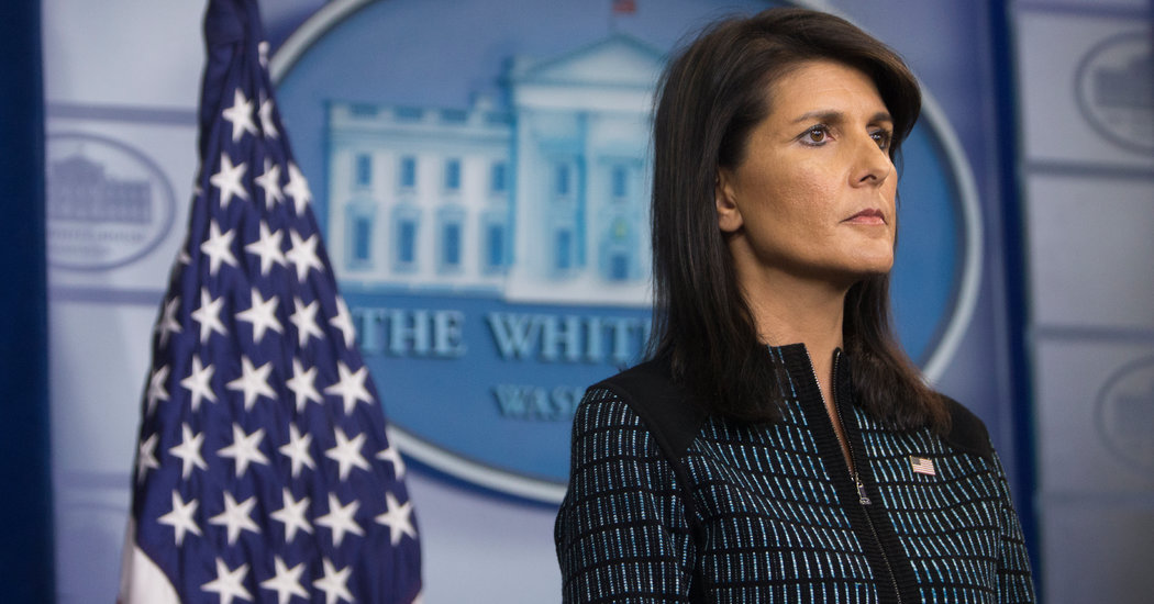 Nikki Haley Resigns as U.S. Ambassador to the United Nations Nikki Haley Resigns as U.S. Ambassador to the United Nations