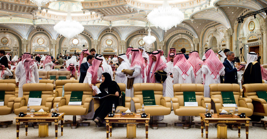14dc-saudi1-facebookJumbo.jpg ‘Davos in the Desert,’ a Saudi Prince’s Glittering Showcase, Is Stained by a Grisly Accusation