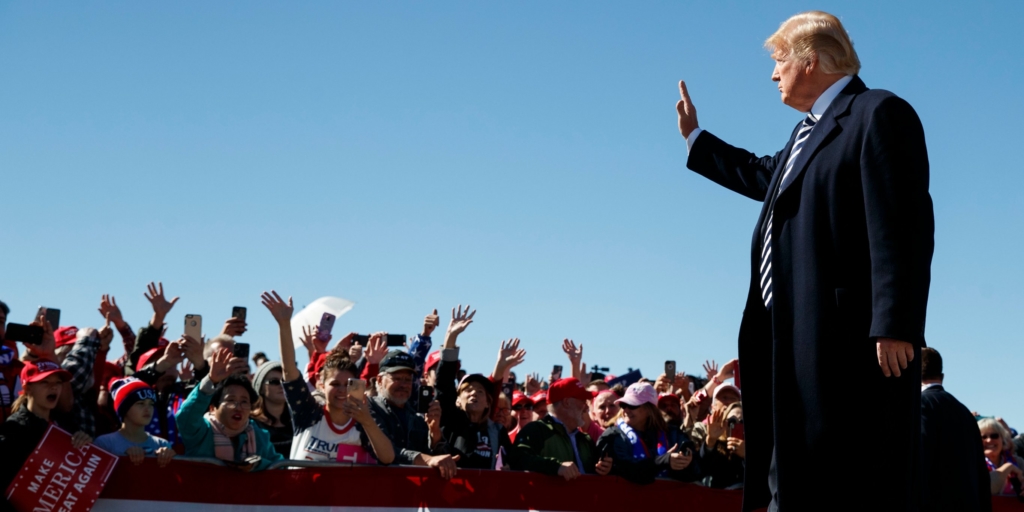 Democrats’ hope of a ‘blue wave’ midterm shrinks as Trump delivers for the GOP base