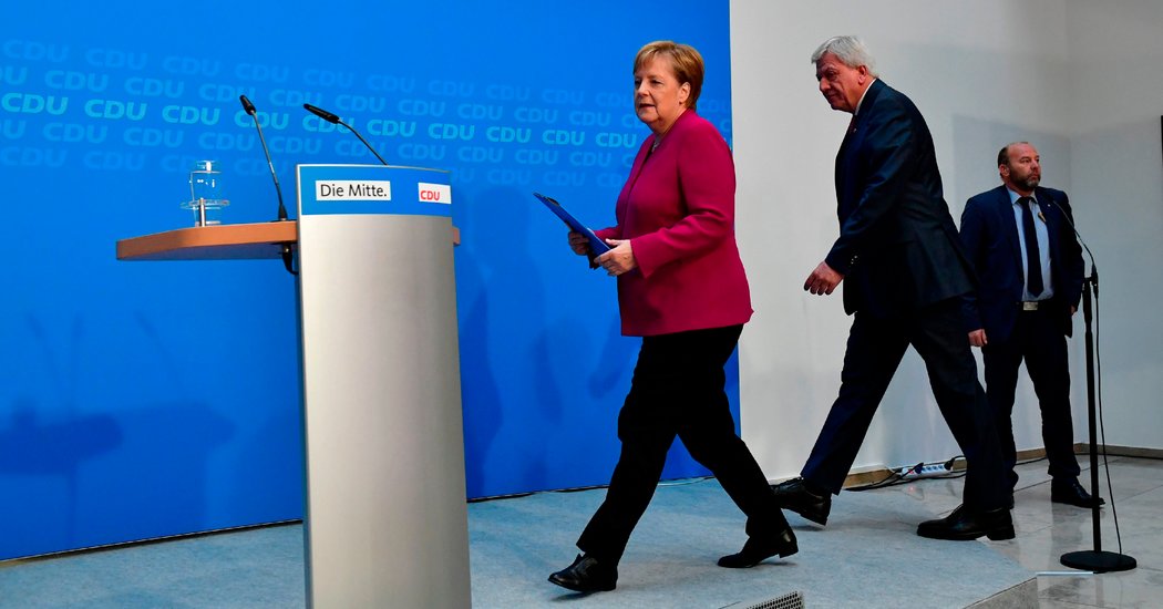 30Germany3-facebookJumbo.jpg Chancellor Angela Merkel Won’t Seek Re-election in Germany
