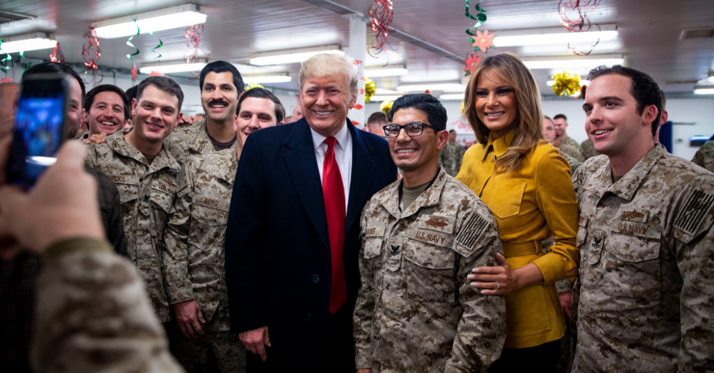 Trump Makes Surprise Visit to Iraq to See American Troops