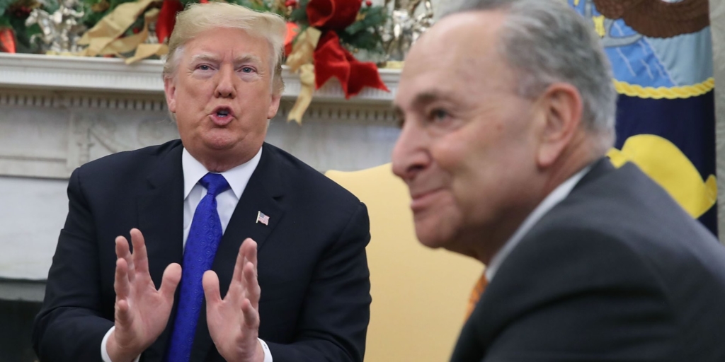 SCHUMER: Trump threatened to keep the government shut down for ‘months or even years’ to get border wall funding