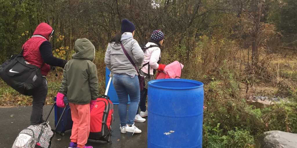 THE OTHER BORDER ‘CRISIS’: While America is fixated on Mexico and the wall, thousands of migrants are fleeing for Canada in a dramatically different scene