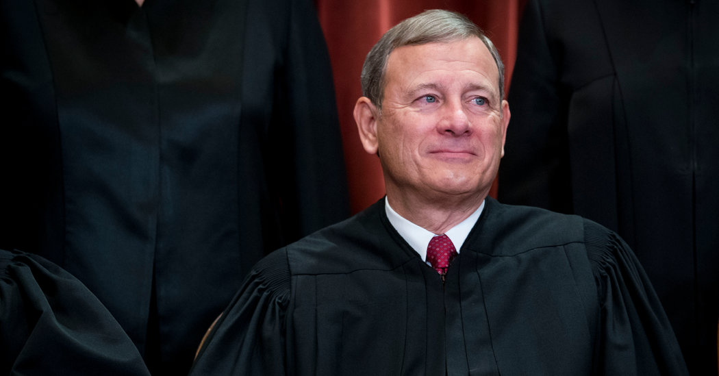 00dc-roberts1-facebookJumbo.jpg Roberts, Leader of Supreme Court’s Conservative Majority, Fights Perception That It Is Partisan