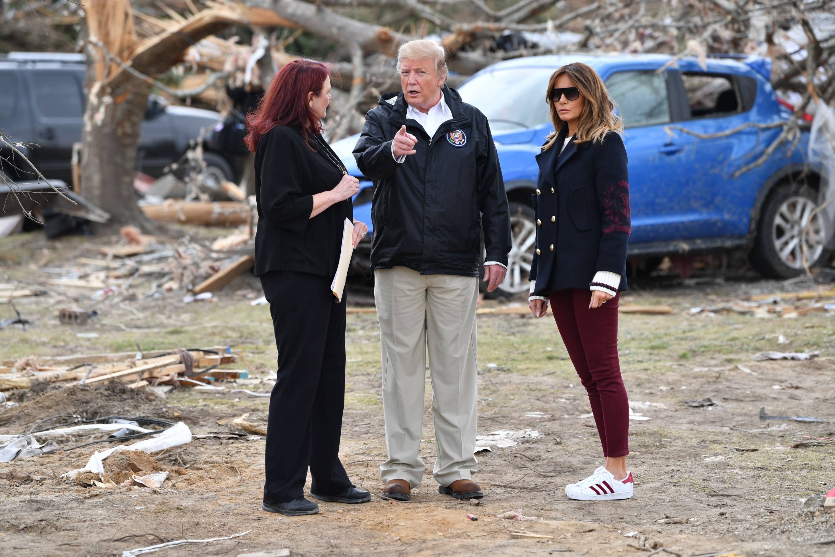 gettyimages-1129239420-e1552092219426.jpg Trump Is Consoler-in-Chief for Alabama’s Tornado Victims