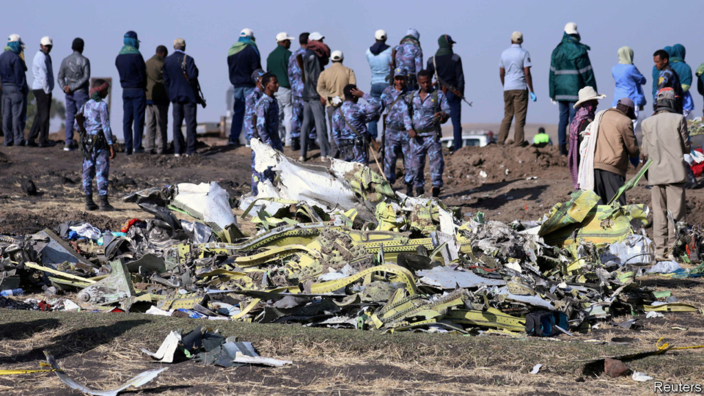 Planes are grounded after a new Boeing airliner crashes in Ethiopia
