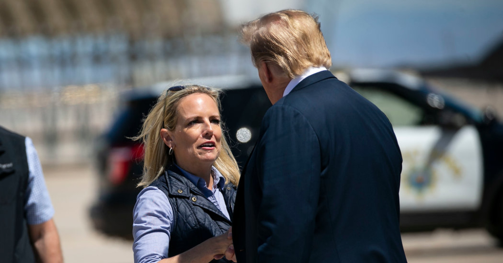 Kirstjen Nielsen Out as Trump’s Homeland Security Secretary