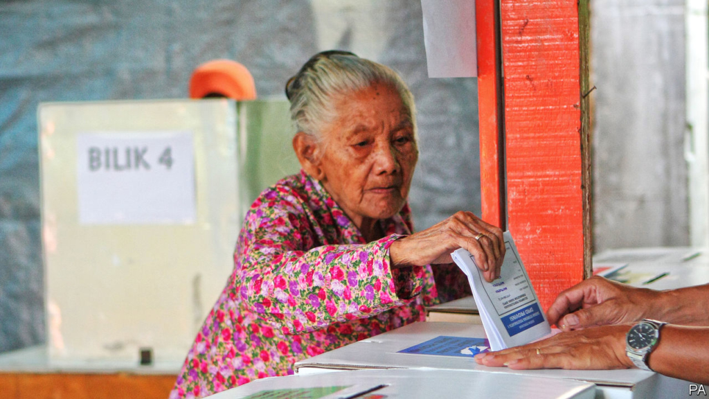 Indonesia’s president wins a second term