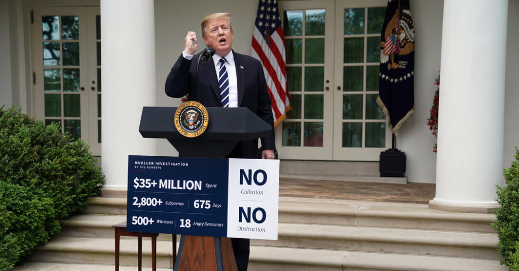 Trump Walks Out on Democrats After 3 Minutes