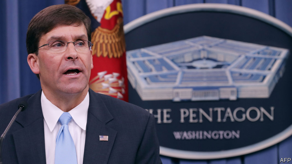 Mark Esper looks set to be America’s next defence secretary