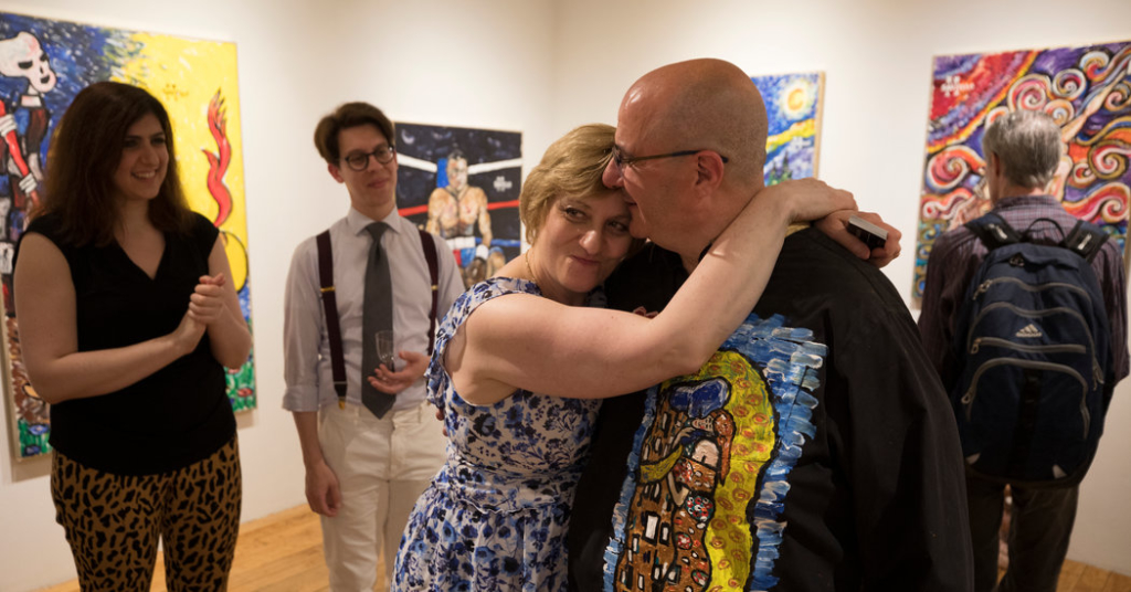 How Big Mike, a Barbershop Painter, Broke Into the Art World