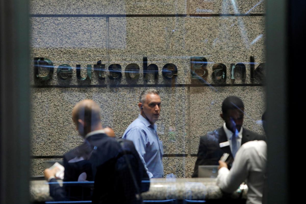 Axe falls on 18,000 Deutsche Bank jobs in $8.3 billion reinvention Axe falls on 18,000 Deutsche Bank jobs in $8.3 billion reinvention