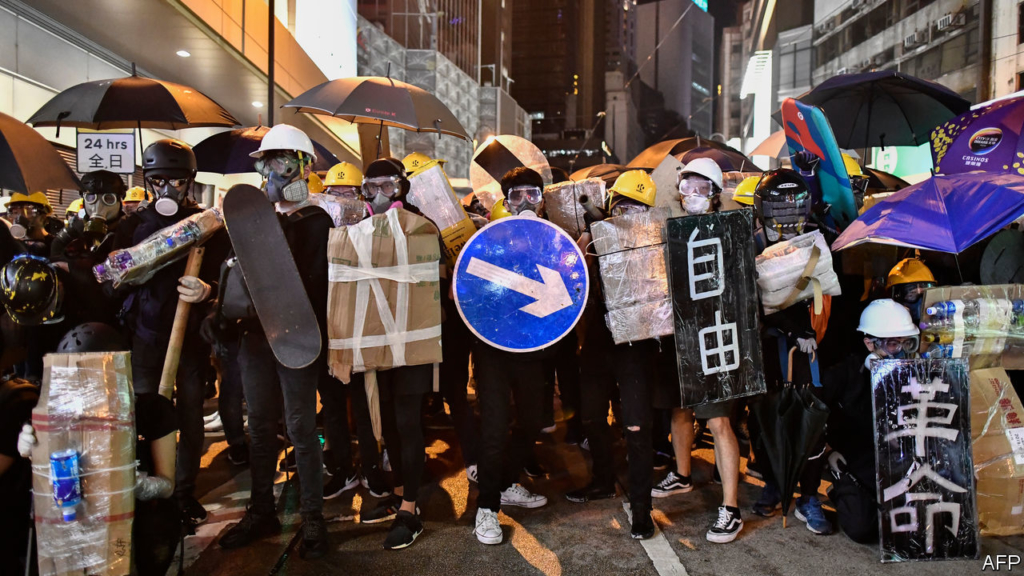 Yet another tense and violent weekend puts Hong Kong on edge