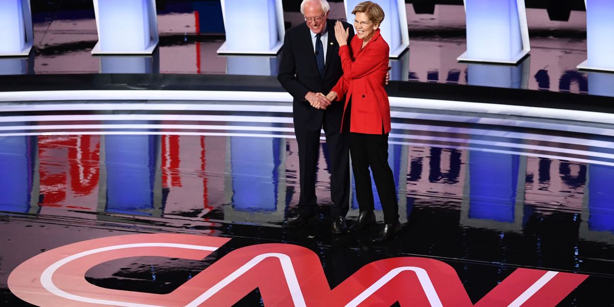 Sanders and Warren Fend Off Attacks During Second Democratic Debate Sanders and Warren Fend Off Attacks During Second Democratic Debate