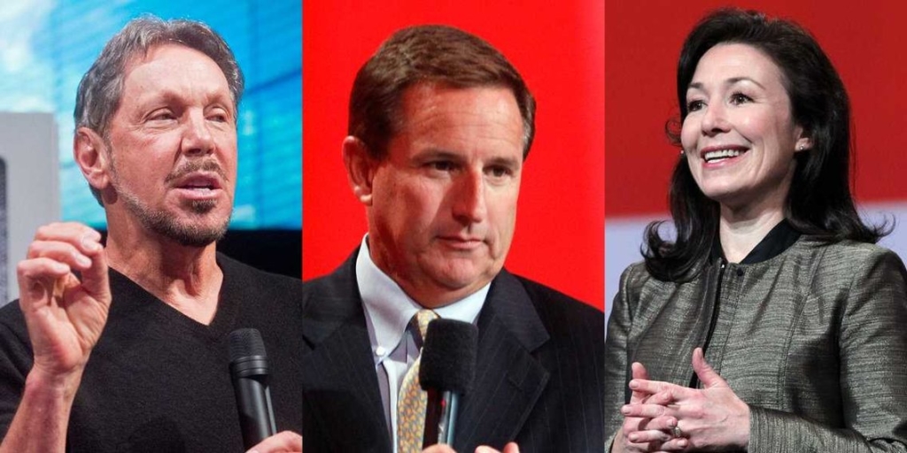 Top Oracle execs Larry Ellison, Mark Hurd and Safra Catz failed to earn all of their annual bonuses this year