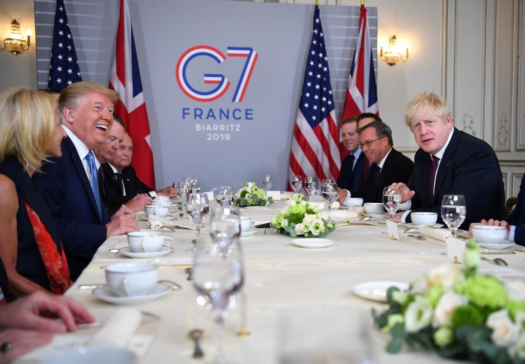 Trump paints picture of unity at prickly G7 summit