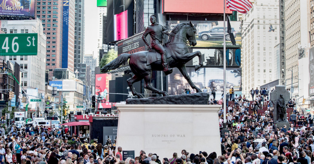 Kehinde Wiley’s Times Square Monument: That’s No Robert E. Lee