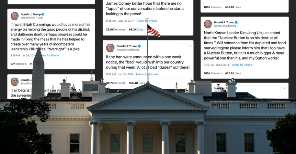 How Trump Reshaped the Presidency in Over 11,000 Tweets