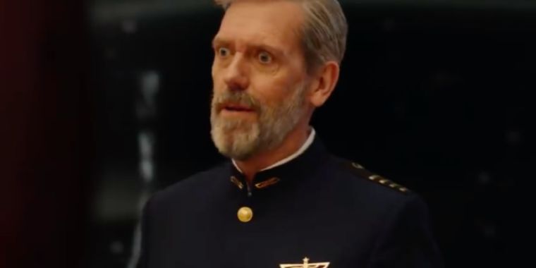 hugh-laurie-captains-a-sinking-space-cruise-ship-in-teaser-for-avenue-5.jpg Hugh Laurie captains a sinking space cruise ship in teaser for Avenue 5