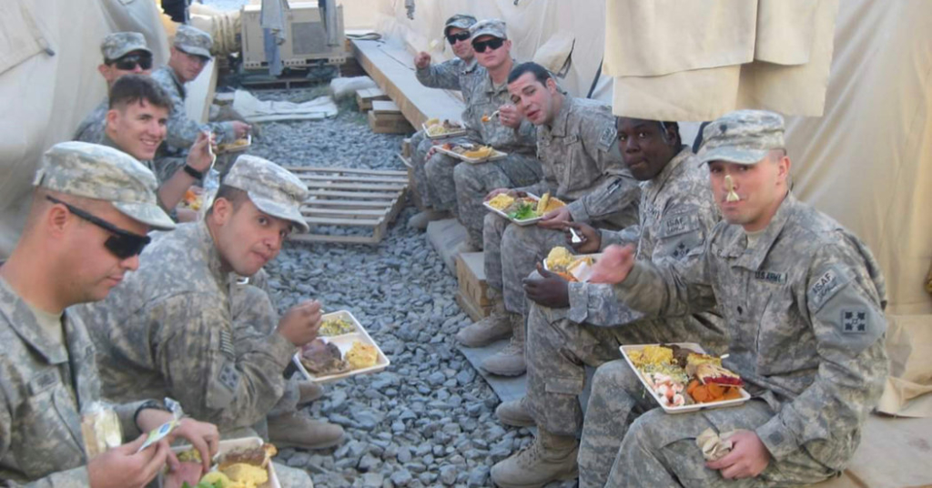 What Thanksgiving Looks Like in a War Zone