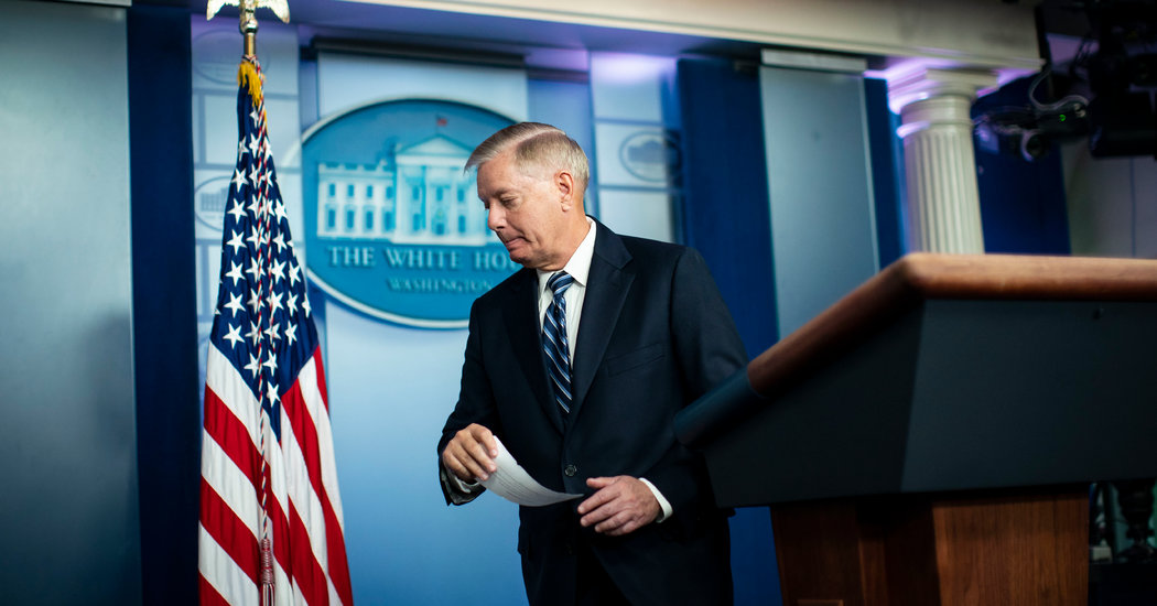 wheres-lindsey-after-gop-outcry-graham-emerges-as-a-trump-defender.jpg Where’s Lindsey? After G.O.P. Outcry, Graham Emerges as a Trump Defender