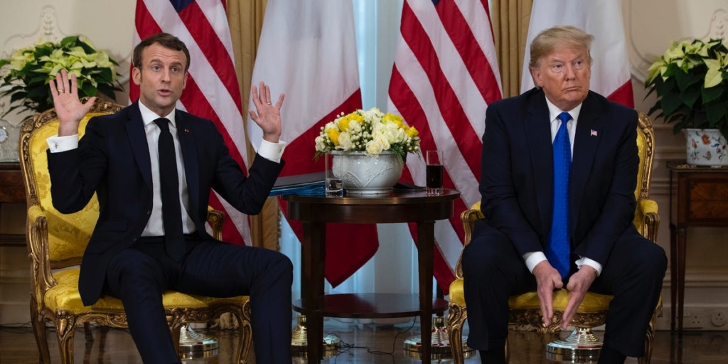 Macron corrects Trump to his face at NATO meeting: ISIS not defeated – Business Insider