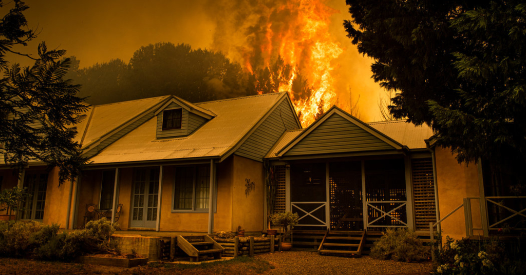 Thousands Flee to Shore as Australia Fires Turn Skies Blood Red