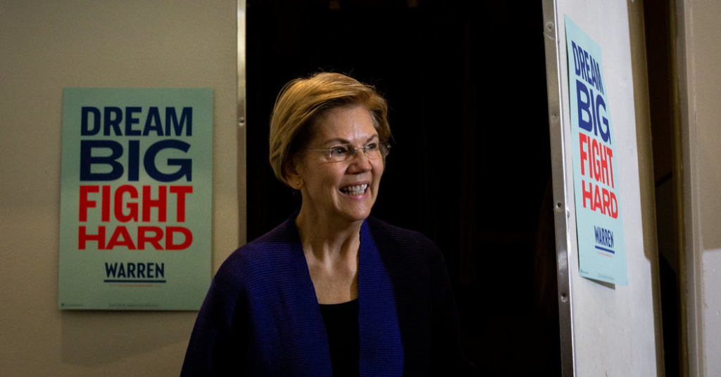 Elizabeth Warren’s Fourth-Quarter Total Is $21.2 Million, Her Campaign Says