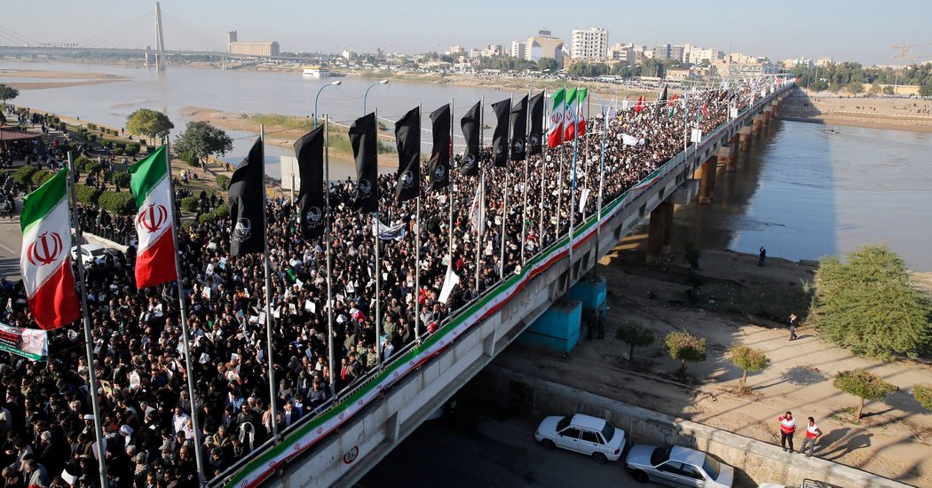 iraqi-lawmakers-vote-to-expel-us-troops-as-iran-mourns-a-slain-general.jpg Iraqi Lawmakers Vote to Expel U.S. Troops as Iran Mourns a Slain General