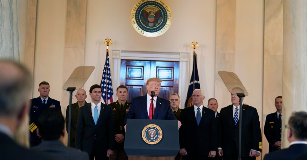 Trump Backs Away from Further Military Conflict With Iran