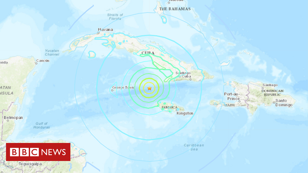 Powerful earthquake strikes near Jamaica and Cuba