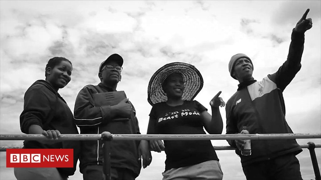 The volunteers fixing their town