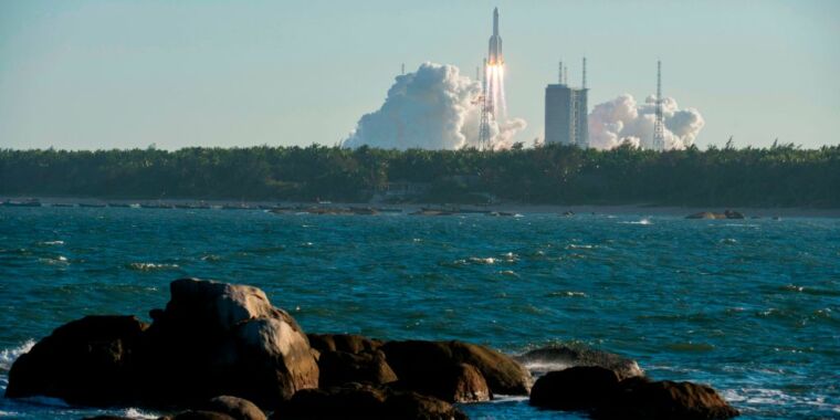 China’s largest rocket takes flight with its next-generation spacecraft China’s largest rocket takes flight with its next-generation spacecraft