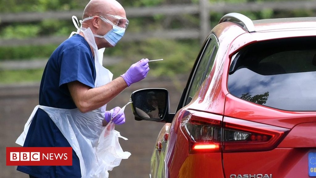 Thousands of UK coronavirus swabs tested in US