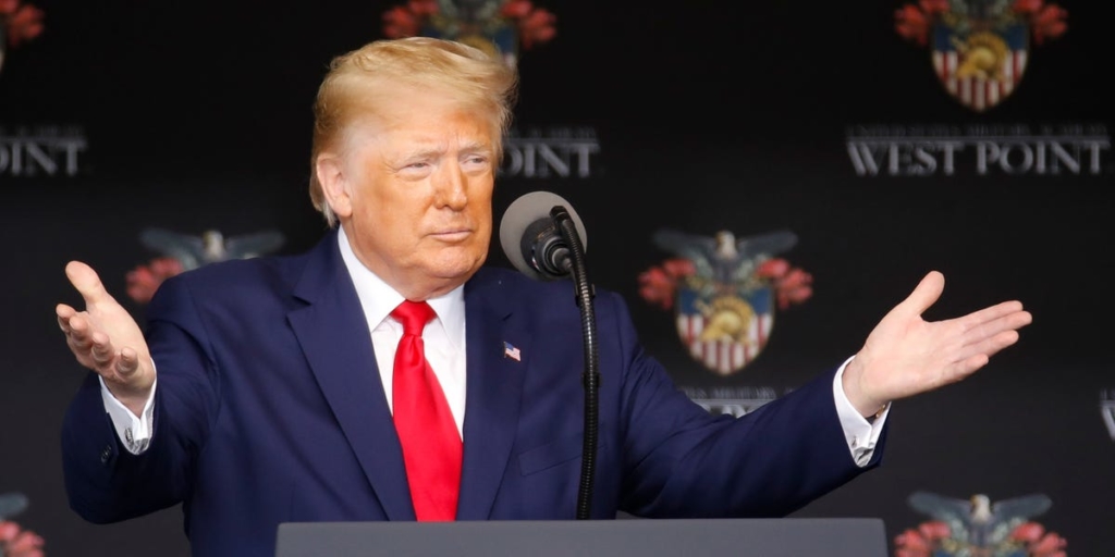 Trump’s recent visit to West Point has people asking questions about his health – Insider